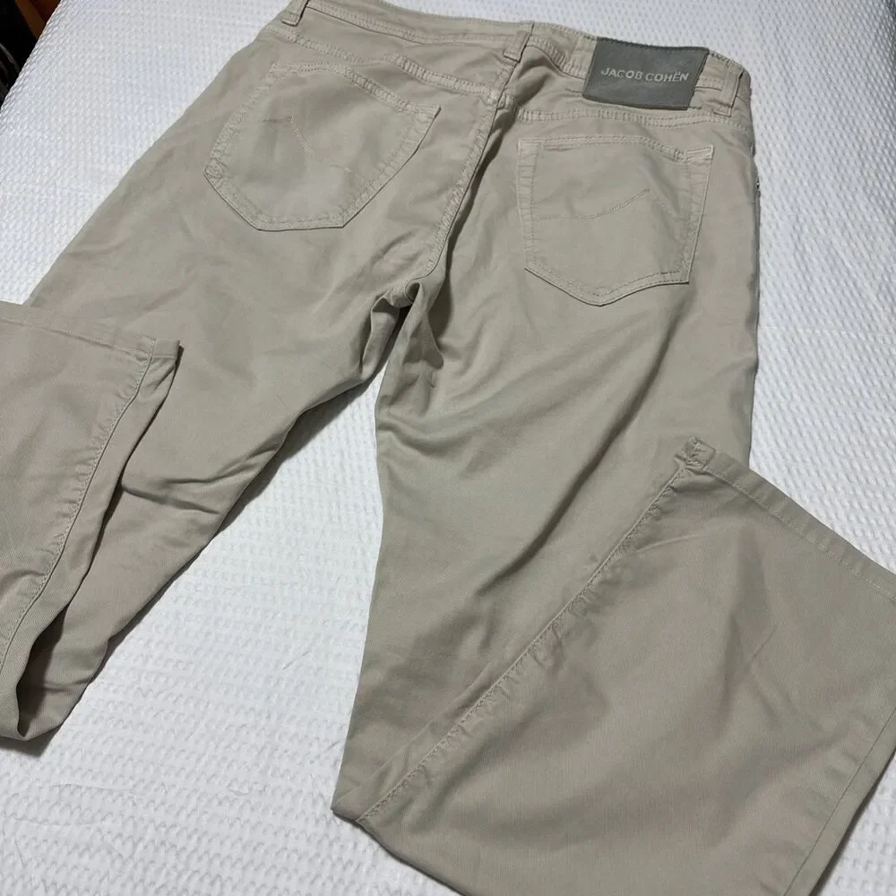 Luxury Jacob Cohen Beige Chino Pants Rare Retro Size 32